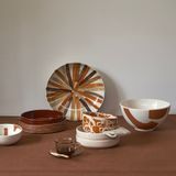 Platter and bowls - Set Of 2 Faran Sienna Oven Dishes Ø21Cm/Ø26 Cm/H 6 Cm - HOMATA