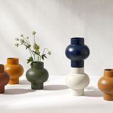 Vases - Vase Bulb Noir H26,5 Cm - HOMATA