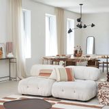 Coussins - Housse Coussin Bahia Tissé Rayé 50X50Cm 100% Chanvre - HOMATA