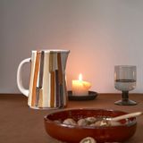 Carafes - Pichet Multico Rayé Gold H17 Cm , Ø 12 Cm - HOMATA