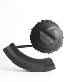 Decorative objects - Black wooden unique bookshelf décor handmade - WOODENDREAMS