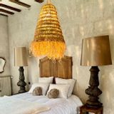 Hanging lights - Set of 3 Sisal and Raffia pendants (Bali) SASRS12 - BALINAISA