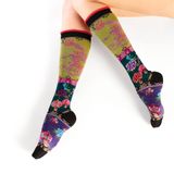 Socks - Chinoiserie women's knee socks - DUB & DRINO