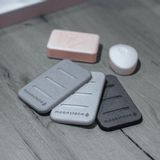 Soap dishes - Diatomite gray rectangle absorbent stone soap dish - OSNA