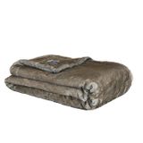 Comforters and pillows - Kaninchen beige premium - Faux fur blanket - DECKENKUNST MANUFAKTUR GERMANY