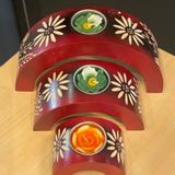 Objets de décoration - BOUGIE DEMI ROND PEINTURE - FG IMPORTS