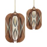 Design objects - Pending lamp SMILGA double - VASSARA LAMPS