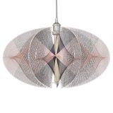 Objets design - Suspension AINAVA L plexiglass rose - VASSARA LAMPS