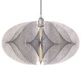 Objets design - Suspension AINAVA L plexiglass gris - VASSARA LAMPS