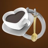 Cadeaux - Porte-clés Love Coffee - METALMORPHOSE