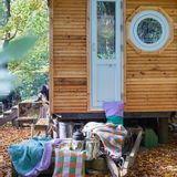 Garden textiles - Indoor | Outdoor throw SQUARE made from recycled plastic bottles - LIV INTERIOR