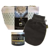 Coffrets et boîtes - TROUSSE CADEAU BIEN-ÊTRE HAMMAM - GOMMAGE AU SAVON NOIR - KARAWAN AUTHENTIC