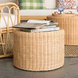 Tables basses - Table Basse Ronde en Rotin BATU - MAHE HOMEWARE