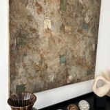 Paintings - Table with stone powder100x100 3D - ANTICARTSTONE