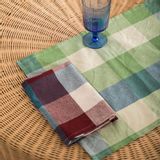 Serviettes - Serviette de Cuisine Multicolore en Coton Tissé Check - MAHE HOMEWARE