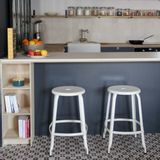 Chairs for hospitalities & contracts - STOOL NICOLLE H60 METAL - NICOLLE CHAISE
