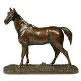 Sculptures, statuettes et miniatures - Jument Anglaise de Pierre-Jules Mène - FONDERIE DE BRONZE LAURAGAISE