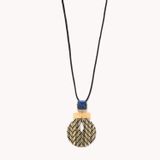 Bijoux - Collier long pendentif - Madam Bogolan - NATURE BIJOUX
