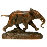 Sculptures, statuettes et miniatures - Eléphant de Antoine-Louis Barye - FONDERIE DE BRONZE LAURAGAISE
