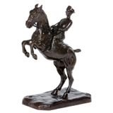 Sculptures, statuettes et miniatures - La courbette de Roger de Minvielle - FONDERIE DE BRONZE LAURAGAISE