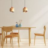 Hanging lights - Light pendant shade hand carved - WOODENDREAMS