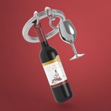 Gifts - French wine bottle - METALMORPHOSE