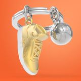 Gifts - Basketball Shoe & Ball Key Chain - METALMORPHOSE