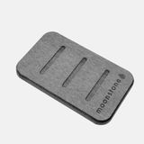 Soap dishes - Modern and designer black gray white diatomite absorbent stone soap dish - OSNA