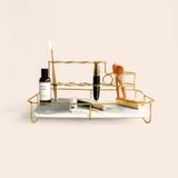 Accessoires à poser - Porte brosse à dents en pierre absorbante marbre jaune vert bleu or diatomite AUDIA - OSNA