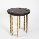 Card tables - Ipanema Brass Side Table - DUISTT