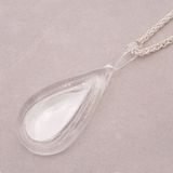 Bijoux - Collier Dolce - Blanc - Verre - MILODINA