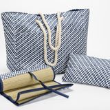 Sacs et cabas - SAC PLAGE+COUSSIN+NATTE BLEU - - AMADEUS