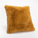 Fabric cushions - CUSHION LUXE CAMEL 50X50 - - AMADEUS