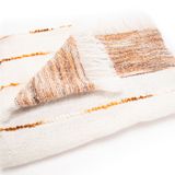 Throw blankets - PLAID ECOCHIC TERACOTA130X170 - - AMADEUS