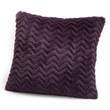Fabric cushions - CUSHION CHEVRON PRUNE 40X40 - - AMADEUS