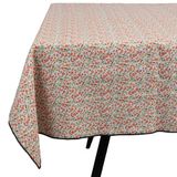 Table cloths - TABLECLOTHE FLORE LINEN VISCO - - AMADEUS