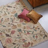 Contemporary carpets - Hand-woven rug FLORA made of jute - LIV INTERIOR
