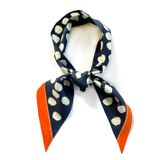 Scarves - Apple blue twilly - HELLEN VAN BERKEL HEARTMADE PRINTS