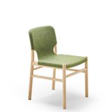 Office seating - Xume chair in PET and oak wood - ALKI