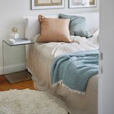 Contemporary carpets - Round rug SHAGGY made of organic cotton - LIV INTERIOR