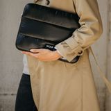 Clutches - Black Glossy Laptop Sleeve ♻️ - WOUF