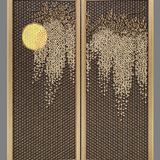 Cloisons - Fleurs de glycine la nuit - SHIOZAWA KUMIKO
