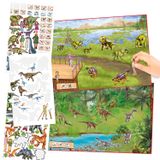 Loisirs créatifs pour enfant - Dino World Album Create your DINO ZOO - DEPESCHE VERTRIEB GMBH & CO KG