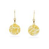 Jewelry - Orus Venus earrings - gold - glass - MILODINA