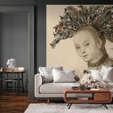 Tapisseries - Décor mural / Papier peint "Vénus plume" - CHARLOTTE MASSIP