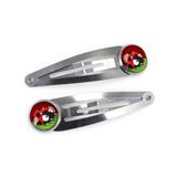 Accessoires cheveux - Barrettes Enfant Coccinelle - Argent - LES MINIS D'EMILIE