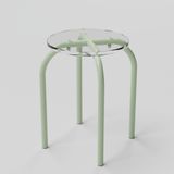 Tabourets - Tabouret verre acrylique transparent | Iconic - LAURENT BADIER DESIGN