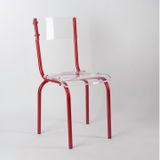 Chaises - Chaise verre acrylique transparent | Iconic - LAURENT BADIER DESIGN