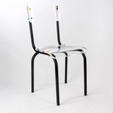 Chaises - Chaise verre acrylique | Mondrian - LAURENT BADIER DESIGN