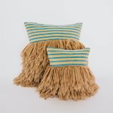 Cushions - IRIDESCENT CAPE BLUE/ANDES SAND - IFSTHETIC